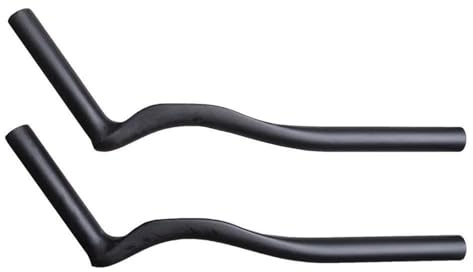 Genérico Clip De Manillar De Descanso TT De Fibra De Carbono En Extensión De Barras Aerodinámicas For Bicicleta De Carretera, Prueba Contrarreloj De Triatlón