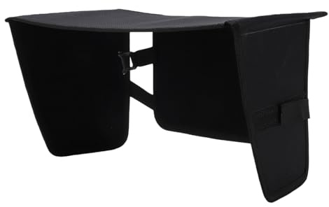 Changor Laptop Solskydd Skyddande Bärbart Skal för Utomhusarbete, Justerbar Skyddshuva för Resenärer, Svart (L: Passar 15-16 tums bärbar dator)