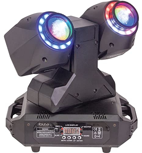 MHBEAM60-FX - Ibiza - DOPPELTES 2-IN-1 WASH & BEAM LED MOVING HEAD MIT DMX STEUERUNG