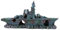 Pssopp Aquarium Ornament Künstliche Aquarium Schiffswrack Aquarium Höhle Wrack Aquarium Dekor, 23 x 11 x 5 cm
