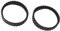 keshow 2 Stück Poolreiniger Ersatzschiene Gummi Zodiac Mx8 Mx6 Pool-Reinigungszubehör Poolreiniger Reifenspur für Zodiac Mx8 Mx6 Roboter-Pool-Staubsauger