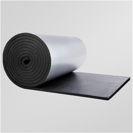 Medium Density Foam Padding,Self-Adhesive Aluminum Foil Sound Insulation Cotton,Radiator Reflector Panels,For Loft,Wall,Home, Caravan,Attic,Energy Saving，Easy To Cut ( Color : 10MM(THK) , Size : 2m² )