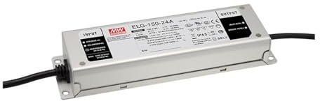 MEAN WELL ELG-150-24A-3Y 105 W 24 V 6,25 A Stromversorgung LED IP65 Dimmbar Potentiometer PWM