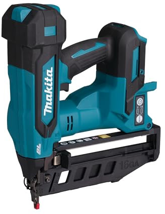 Makita DBN601ZJ 18 V Li-Ion LXT Bürstenloser Finishing-Nagler, Lieferung in einem Makpac-Etui, Batterien und Ladegerät nicht im Lieferumfang enthalten