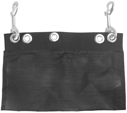 Cpolebev Tasca Portaoggetti Un Maglie per Borsa per Marcatore SMB per Immersioni Subacquee per Immersione Borsa da Kayak per Barche Marine con 2 Moschettoni
