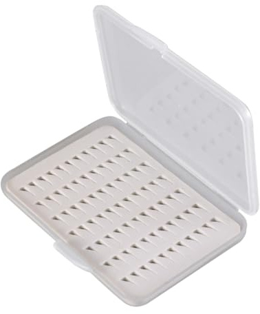 JOINPAYA Caja de Almacenamiento de Cebo Abs, Caja de Pesca Portátil para Señuelos y Anzuelos, Capacidad para 77 Unidades, Adecuado para Amantes Pesca