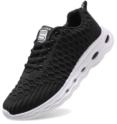 Generisch Sneakers da donna 2026 Tradizionali, sneakers in rete traspirante, scarpe sportive eleganti, scarpe casual, scarpe sportive Oktoberfest, scarpe da trekking, Nero , 38 EU