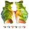 Coddies Fish Flops | The Original Bass Fish Slippers (9.5/11 UK (44/45 EU) Green)