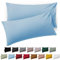 Blumtal Kissenbezug 40 x 80, 2 Stück - Oeko-TEX zert. Kissenbezüge 100% Mikrofaser in extra weich & waschmaschinenfest - Bezug Kissen 40x80 Blau