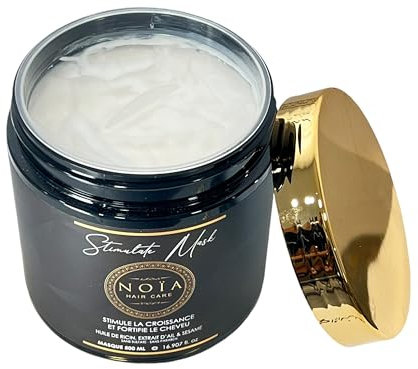 Masque Soin - Huile de ricin, Extrait d'Ail & Sésame - Gamme Stimulate - NOÏA HAIR - 500 ml