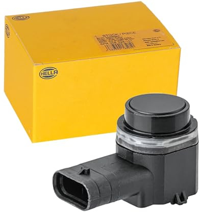 HELLA 6Px 358 141-741 Capteur, Aide Au Stationnement - 3Pôle - Inséré - Revernissable - Avec Bague De Fixation