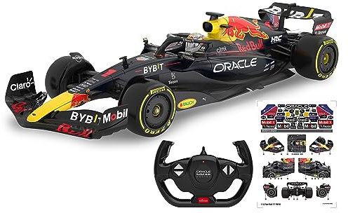 JAMARA Oracle Red Bull Racing RB18 1:12 2,4GHz -originalgetreue Lackierung, inklusive Dekorbogen, RC-Auto