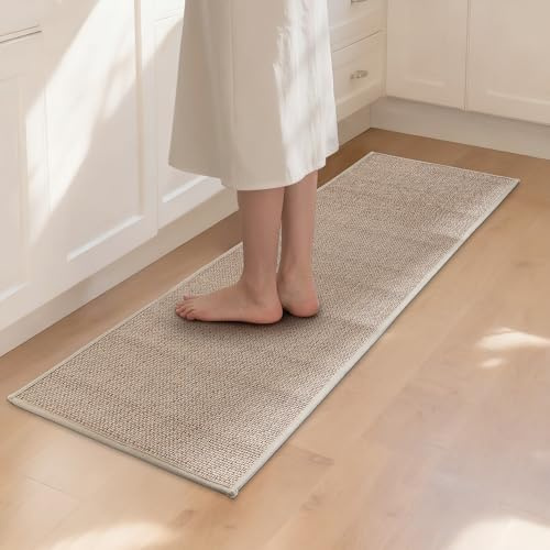 Goldeluxe Alfombra De Cocina Lavable Antideslizante 43.5 x 180 cm – Pasillo De Cocina Absorbente Fácil De Limpiar Alfombra Cocina, Comedor, Lavandería, Exterior