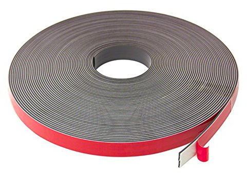 MagFlex® 19mm Wide Flexible Magnetic Tape - Foam Self Adhesive - Self Mating (5 Metre Length)