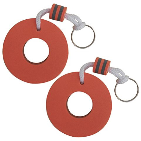 VORCOOL 2 Porte-clés Flottants EVA pour Piscine, Salle de Sport, Vacances, Activités de Plein Air, Lieu Clé (Bouée de Sauvetage)