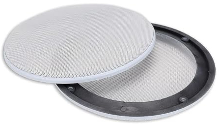 Agatige Cubierta Protectora para Altavoz De 6,5 Pulgadas, 2 Uds Rejilla De Altavoz De Cuatro Colores Decoración De Altavoz De Acero Laminado En Frío Y ABS para Sistema De Audio para Automóvil