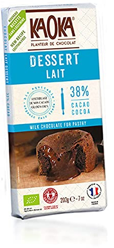 Kaoka - Tablette Chocolat Au Lait Dessert 38% 200G - Vendu par unité