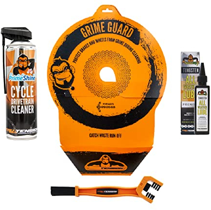 Tru-Tension | Grime Guard-Set | 4-teiliges Fahrradset | Schützen Sie Bremsen und Reifen während der Reinigung
