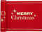 Miss Lovely Tischläufer Merry Christmas Weihnachten Tischdecke Tisch-Band aus Baumwolle in rot & Gold Dekoration traditionelle Weihnachts-Deko Winter Weihnachten & Advent 1 Rolle = 3m