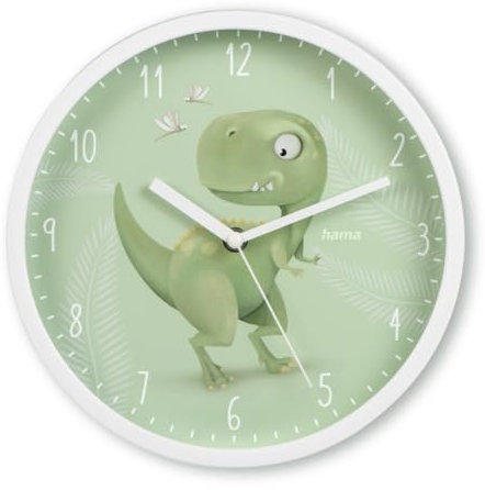 Hama Orologio da parete per bambino Cebu, sil., pr chbre Bambino, analogico, Ø25 cm
