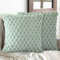 Flauschig Kissenbezug 50x50 Salbei Grün 2er Set Plüsch Deko Kissenbezüge Weich Gestreift Kissenhülle Luxus Pelz Dekokissen Sofakissen Zierkissen Kuschelig Kissen Bezüge Wohnzimmer Sofa (Salbei Grün)