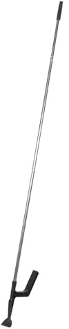 CLISPEED Nettoyeur de Gouttières à Manche Réglable 2,0 M avec Pelle Détachable Diamètre 22 Mm, Outil de Nettoyage de Gouttières pour Enlever Feuilles et Débris de Toiture, Usage Jardin