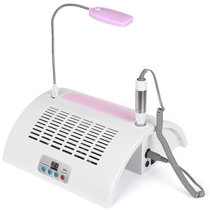 Aspirateur Ongles, Lampe à Uv Led aspirateur multi-usa, Machine de manucure, Nail Art, sèche-ongles 5 en 1, polisseuse, accessoires for ongles
