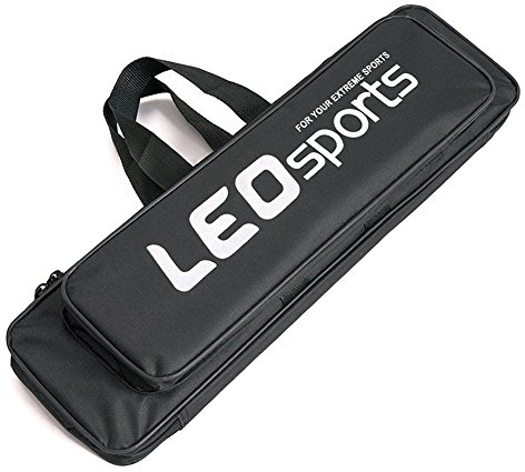 lennonsi Kleine Allround Rutentasche, Angeltasche Angeltaschen Rutentaschen 600D Oxford Cloth, Schwarz (80cm)