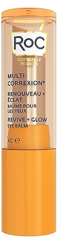 RoC Multi Correxion Revive + Glow Eye Balm | With Vitamin C, For Dark Circles & Puffy Eyes | 4 g