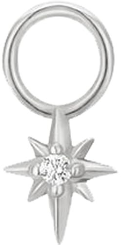 Ania Haie Damen-Charm 925er Silber Farbstein One Size, Silber 32025416