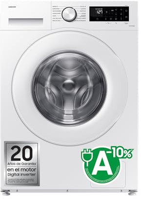 SAMSUNG WW90CGC04DTEEC - Lavadora 9KG - AI EcoBubble™ con SmartThings e Inteligencia Artificial, clase A, color blanco