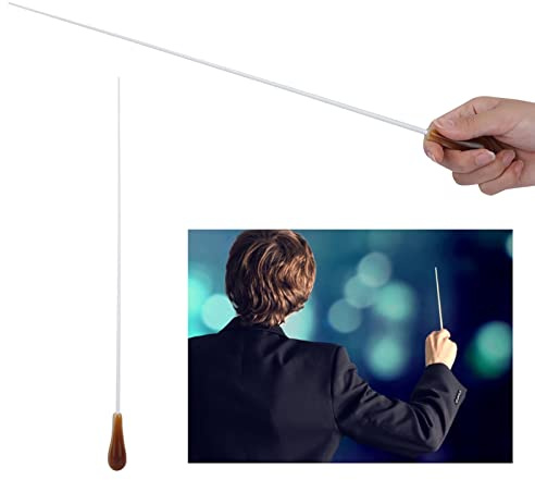 Bastón de Música, Bastón de Músico Profesional Sensación Cómoda Fibra de Vidrio Bastón de Director de Orquesta Dirección de Concierto Bastones de Dirección Accesorios Generales