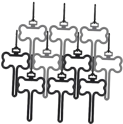 COLLBATH 10st Clip Für Hundekotbeutel Hundekot Halter Hundezubehör Für Kleine Hunde Abfallbeutel Fester Clip Gassi-zubehör Für Hunde Für Hundemüllbeutel Kotbeutelhalter Abs
