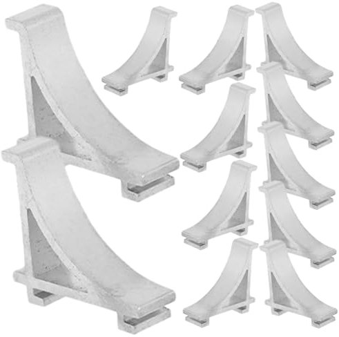 CANIGHT 12pcs Crochets D'étagère De Réfrigérateur Clips De Support Pour Congélateur Étagère De Glacière En Métal