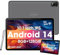 Weelikeit tablet Android, tablet da 10 pollici con touch screen HD 1280 x 800, 8 GB RAM+128 GB ROM (fino a 1 TB), batteria da 6000 mAh, 5 G WiFi 6, Bluetooth 5.0, doppia fotocamera da 5 MP+8 MP,