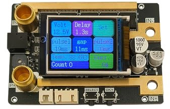 Battery Spot Welder,Portable Spot Welding Machine 12V 1500A Spot Welder Control Board Battery Welder PCB Circuit Board LCD Display