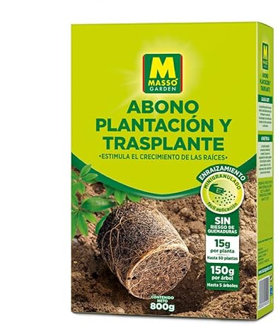 Abono Plantación en Jardin, Huerta y Trasplante de Macetas 800 GR | Plantación y Trasplante Arbustos, Plantas y Árboles | Siembra o Resiembra de Césped y Tepes | Estimulador de Raíces | Nexum Market