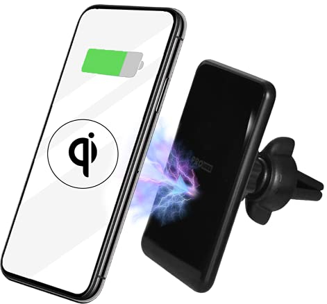 Pro User magnetische Handyhalterung fürs Auto zum kabellosen induktiven Laden qi fähiger Handys, hoher Designanspruch gepaart mit Universal-Halterung durch Magnettechnik– ideal mit Handyhülle