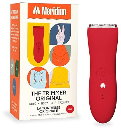 MERIDIAN Regolatore per bikini da donna, tagliacapelli per il corpo, per donne, peli pubici da donna, rasoio per il corpo, per donne e uomini, toelettatore per il corpo per donne e uomini, lava