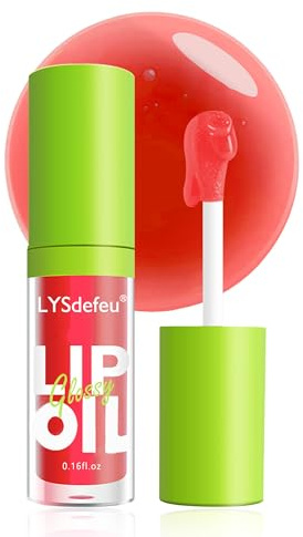 Lippenöl-1Stück Professional Makeup Feuchtigkeitsspendender Lipgloss, Moisturizing Hydrating Plumper Lip Glow Oil Lip Stain Tint, Long Lasting Lippen Care Lippenöl, Lip Gloss Fat Lip OilDrip-05#