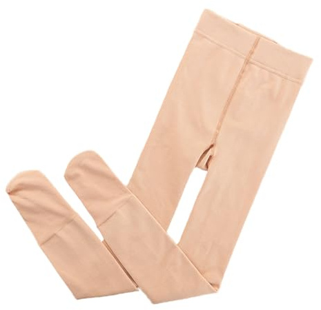 Yeeteepot Collant Bambine e Ragazze Termici Calzamaglia Inverno Caldo Leggings Spessi Foderati Pantalone Morbido Elastico Pantyhose A-Marrone Regular, M