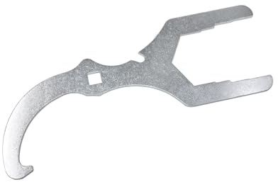 IGIUA 3845 Sink Drain Wrench, Box End, Brushed Finish, Adjustable Wrenches