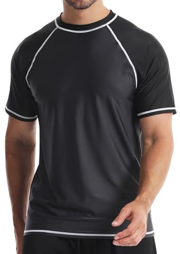Danfiki Herr utslag väst vattensport utslag skydd simskjortor solskydd surfing t-shirt löpning sport topp snabbtorkande kortärmad