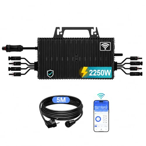 Mikro Wechselrichter 1000W mit 2 MPPT, WLAN, IP67, Balkonkraftwerk