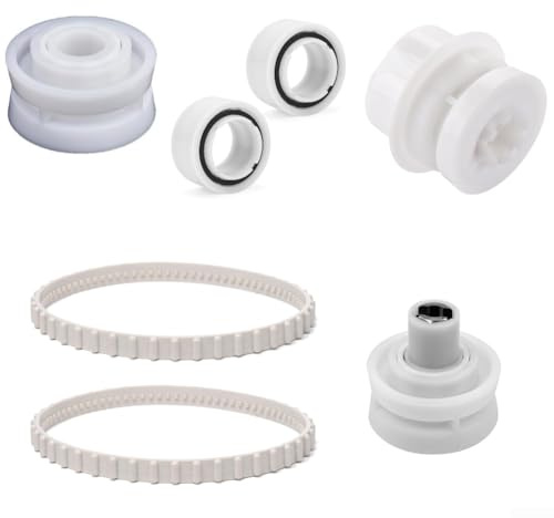 Caswynlife Kit de roulement et de piste de nettoyage de piscine, construction en plastique et caoutchouc pour modèles Hayward-Tigershark RCX23002 RCX26000 RCX26001 RCX26002 RCX26005