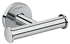 hansgrohe Logis Universal Handtuchhalter (Doppelhaken, Badzubehör) Chrom