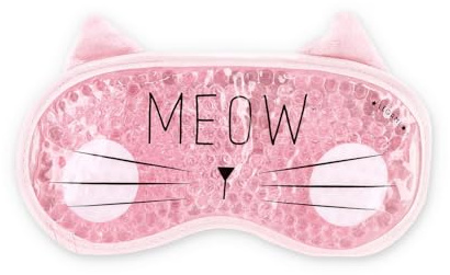 Legami - Chill Out, Maschera Gel per Occhi, 19,5x11 (H MAX) cm, in PVC e Poliestere, Tema Kitty, Maschera Riutilizzabile, Elastico Regolabile, Perfetta Vestibilità, Effetto Caldo e Freddo