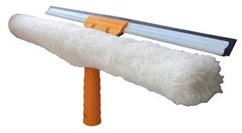 Clim Profesional. Limpiacristales EasyClean rasqueta y mojador 2en1. De 40 cm de Ancho Limpia cómodamente Cristales y Ventanas.