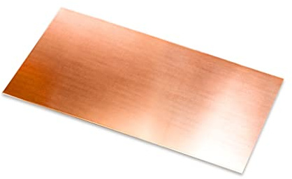 1pc 6x12 99.9% Pure Copper Sheet 14 Gauge Blank Dead Soft Made in USA from CRAFT WIRE