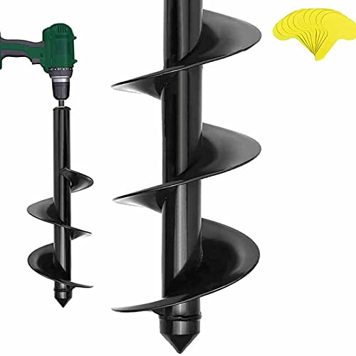 9x40cm Broca Cultivador Jardin Broca Suelo Jardin Broca Espiral Para Jardin Bulbo Excavadora de Jardin Broca Ahoyadora Para Ahoyadora Broca Agujeros Suelo Taladro Para Ahoyadora Broca Taladro Suelo